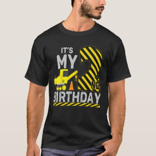 Kids 2 Years Old Boy It's My 2nd Birthday Construc T-Shirt