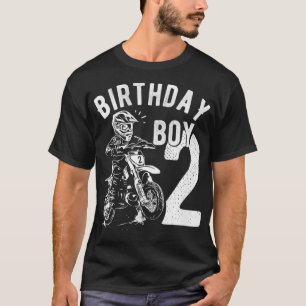 Kids 2 years old kid Birthday boy Dirt bike T-Shirt