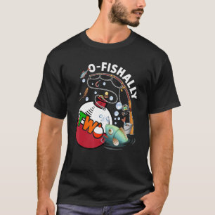 Kids 2nd Bday Fishing Theme For Boys And Girls O F T-Shirt