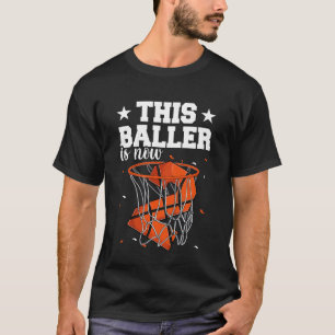 Kids 2nd Birthday Basketball Shirt Boys, Baller 2