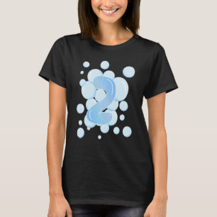 Kids 2nd Birthday Bubble Themed Birthday Party   T-Shirt