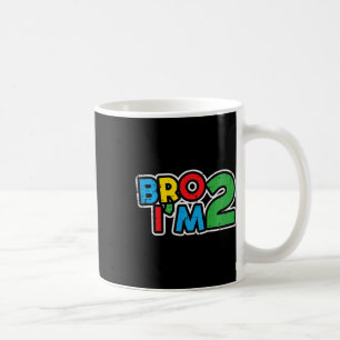Kids 2nd Birthday Gamer Bro Im 2 Retro Bday Toddle Coffee Mug