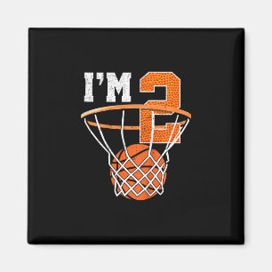 Kids 2nd Birthday Shirt Boy Sketll Kids Two Year O Magnet