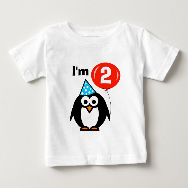 Kids 2nd Birthday shirt for two year old toddler (Front)