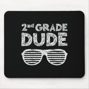 Kids 2nd Grade Dude Second Grade Byck To School Mouse Pad