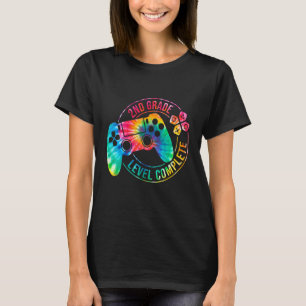 Kids 2nd Grade Graduation Tie Dye Peace Out Second T-Shirt