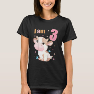 Kids 3 Years Old 3 Birthday Outfit Boy Girl Cute C T-Shirt