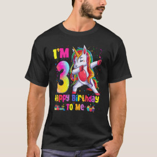 Kids 3 Years Old 3rd Birthday Girl Princess Unico T-Shirt