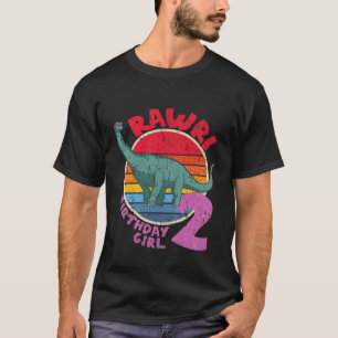 Kids 3Rd Birthday I Brachiosaurus Diplodocus I Fam T-Shirt