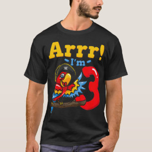 Kids 3rd Birthday Pirate Pirates Birthday Party Pa T-Shirt