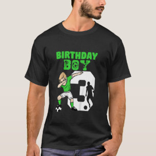 Kids 3rd Birthday Soccer  3 Year Old Soccer Player T-Shirt