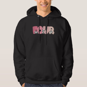 Kids 4 Year Old Cute Panda Birthday Girl 4th B day Hoodie