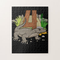 Kids 4 Year Old Komodo dragon Reptile 3th Birthday