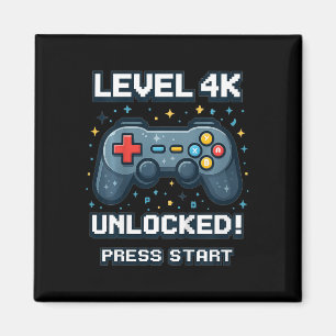 Kids 4k Boys Ck To School Retro Gamer 4k Unlocked Magnet