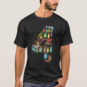 Kids 4th Birthday Bugs Insects Beetles Boys Girls T-Shirt