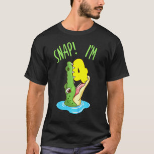 Kids 4th Birthday Crocodile Alligator 4 Years Old  T-Shirt