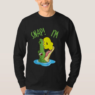 Kids 4th Birthday Crocodile Alligator 4 Years Old  T-Shirt