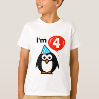 Kids 4th Birthday shirt for four year old child