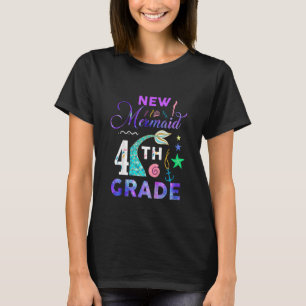 Kids 4th Grade Mermaid Cute Girls Princess Fourth T-Shirt