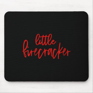 Kids 4th Of July Little Firecracker Patriotic Usa Mouse Pad
