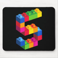 Kids 5 Year Old Building Blocks Birthday Bricks 5
