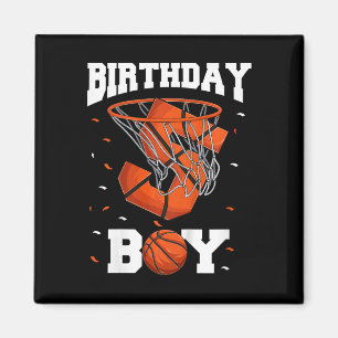Kids 5th Birthday Basketball Kids Magnet