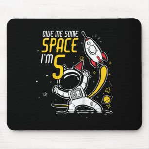 Kids 5th Birthday Boy 5 Years Old Give Me Some Spa Mouse Pad