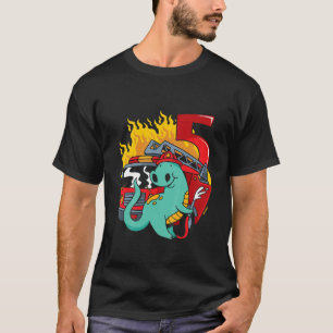 Kids 5Th Birthday Boy Dinosaur 5 Years 5Th Birthda T-Shirt