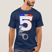 Kids 5th Birthday Police Officer Boys 5 Years