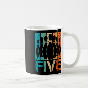 Kids 5th Bowling Birthday 5 Year Old Birthday Bowl Coffee Mug
