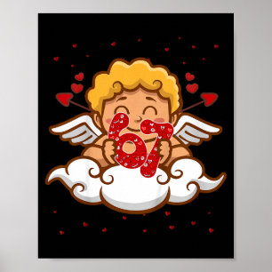 Kids 6 7 Meme Six Seven Cud 67 Valentines Day Todd Poster