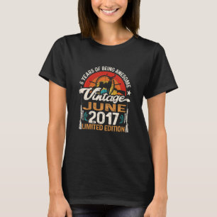 Kids 6 Year Old Deer Hunting Lover Hunter June 201 T-Shirt