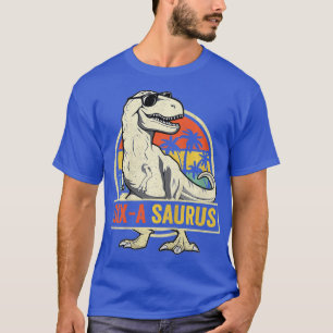 Kids 6 Year Old Dinosaur Birthday 6th  Rex Dino Si T-Shirt