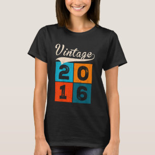 Kids 6 Year Old For Men Women On Birthday Vintage T-Shirt
