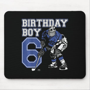 Kids 6 Year Old Ice Hockey Themed Birthday Party 6 Mouse Pad
