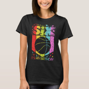 Kids 6th Birthday Boy Girl Six 6 Year Old Sketll B T-Shirt