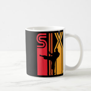 Kids 6th Birthday Gift Karate Retro Taekwondo Mart Coffee Mug