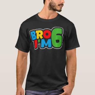 Kids 6Th Birthday Shirt Boy Bro Im 6 Year Old Four