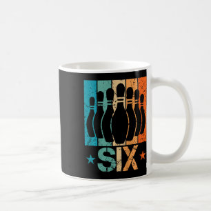Kids 6th Bowling Birthday 6 Year Old Birthday Bowl Coffee Mug