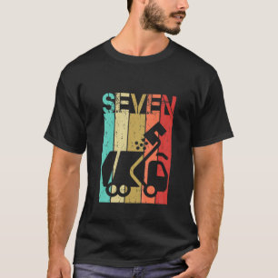 Kids 7 Year Old Garbage Truck Birthday 7Th Birthda T-Shirt