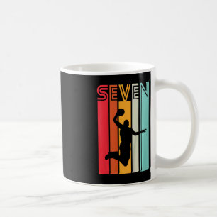 Kids 7th Birthday Basketball Lover Gift 7 Years Ol Coffee Mug