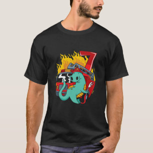 Kids 7Th Birthday Boy Dinosaur 7 Years 7Th Birthda T-Shirt