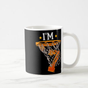 Kids 7th Birthday Bysketbyll I'm 7 Boy Girl 6th Bi Coffee Mug