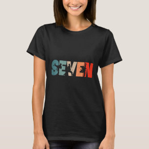 Kids 7th Birthday Karate Fighter 7 Year Old Girls T-Shirt