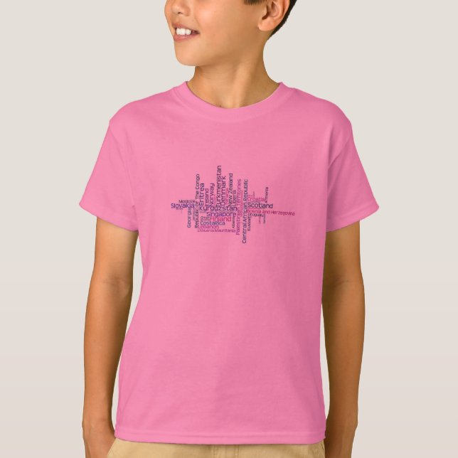 Kids 86 countries shirt (Front)