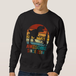 Kids 8 Year Old Awesome Since 2014 8th Birthday D Sweatshirt