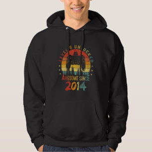 Kids 8 Year Old Boy Level 8 Unlocked Awesome 2014 Hoodie