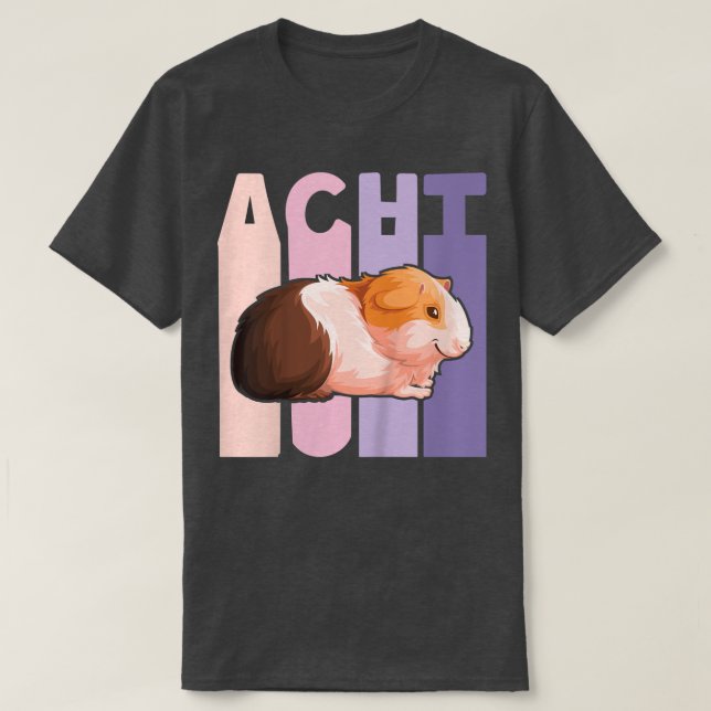 Kids 8th Birthday Girl Cute Guinea Pig 8 Years Old T-Shirt (Design Front)