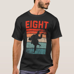 Kids 8th Birthday Judo Judoka Fighter 8 Year old G T-Shirt