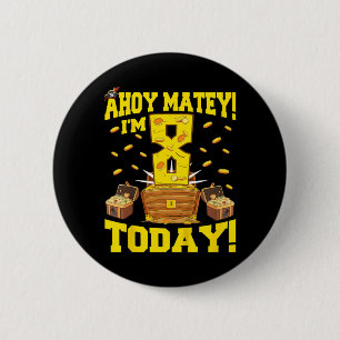 Kids 8th Birthday Pirate Quote For A 8 Years Old 6 Cm Round Badge